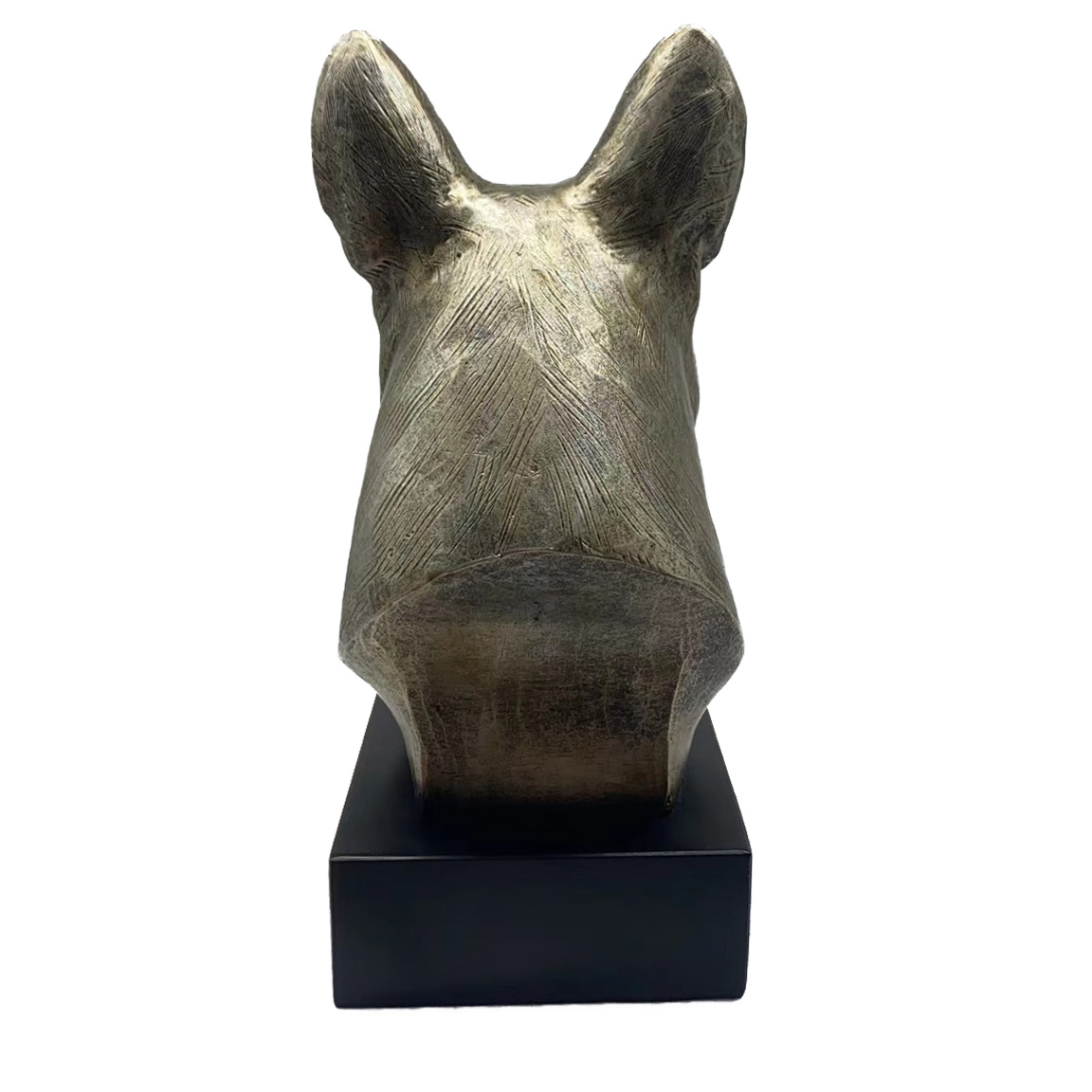 Bronze Hund Statue 18 "Boston Terrier"