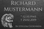 Schieferplatte, Gedenktafel, Grabtafel, Gedenkstein