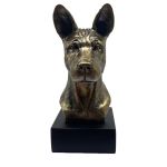 Bronze Hund Statue 17 "Basenji"