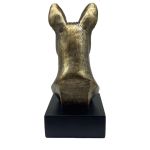 Bronze Hund Statue 17 "Basenji"