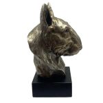 Bronze Hund Statue 03 "Bullterrier"