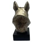 Bronze Hund Statue 03 "Bullterrier"