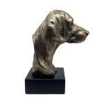 Bronze Hund Statue 14 "Dobermann"