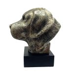 Bronze Hund Statue 07 "Golden Retriever"