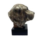 Bronze Hund Statue 07 "Golden Retriever"