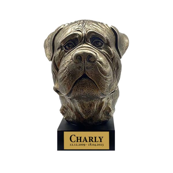 Hund Statue 01 "Bullmastiff"