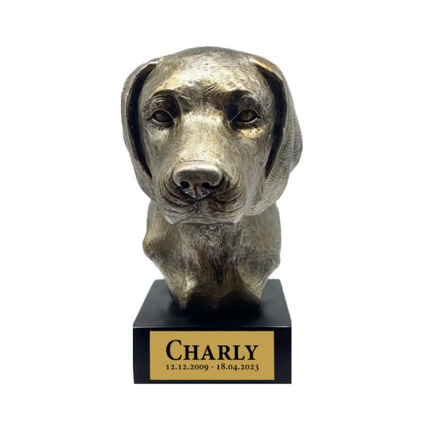 Bronze Hund Statue 11 "Weimaraner"