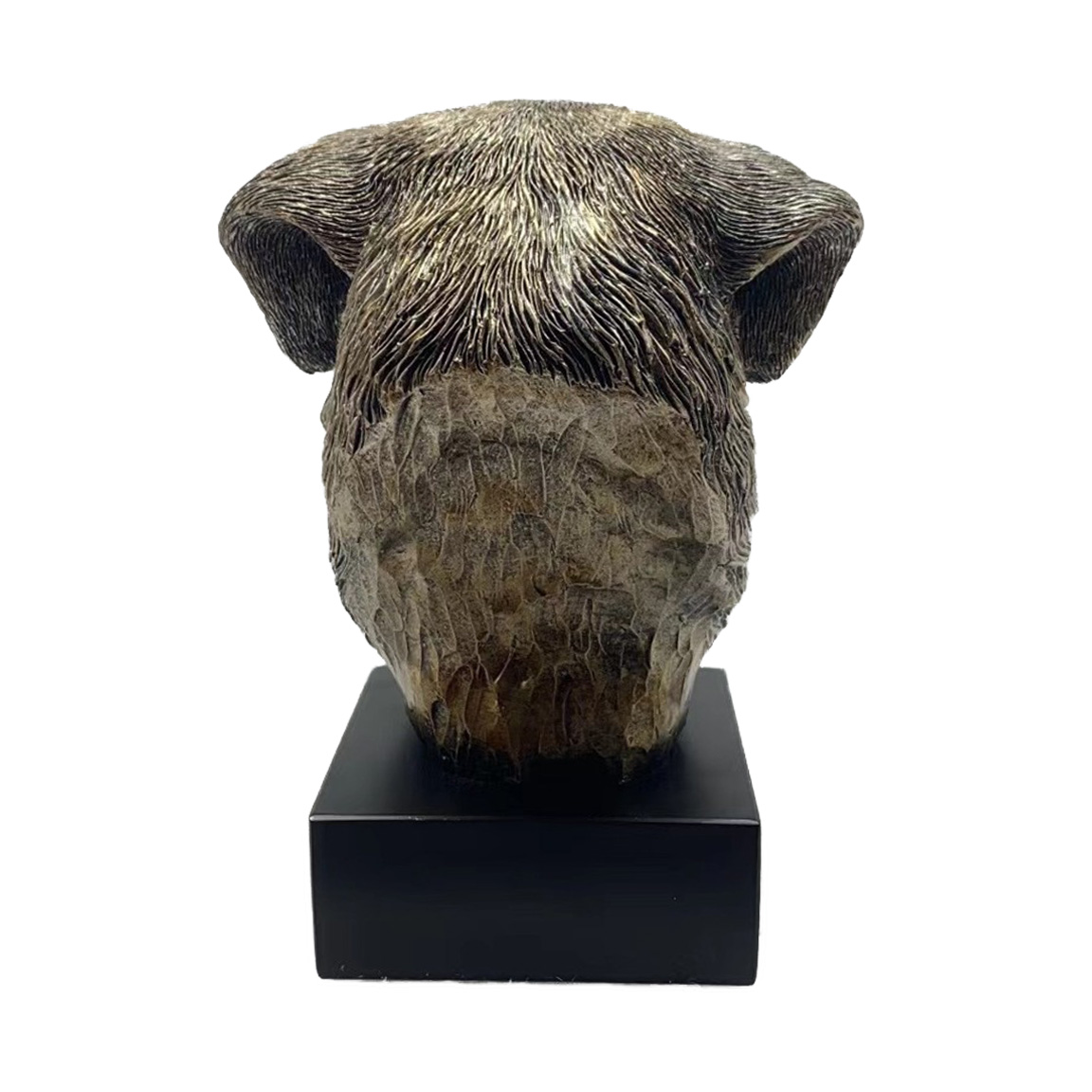 Bronze Hund Statue 05 "Border Terrier"