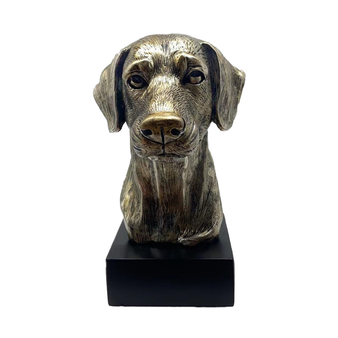 Bronze Hund Statue 14 "Dobermann"