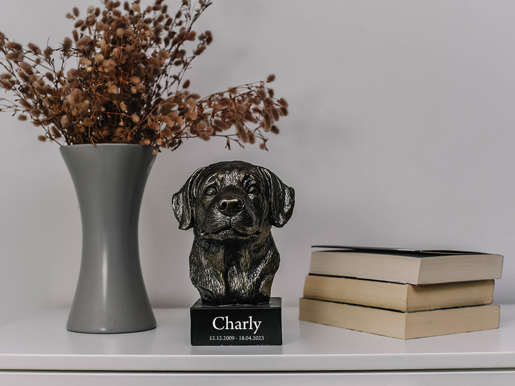 Bronze Hund Statue 20 "Labrador Retriever"