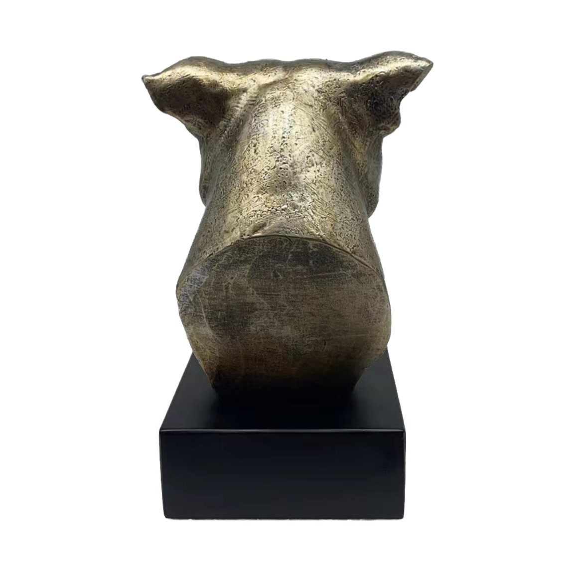 Bronze Hund Statue 15"Staffordshire bull terrier"