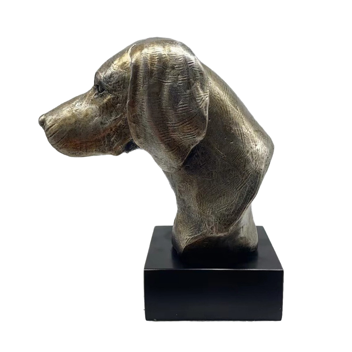 Bronze Hund Statue 11 "Weimaraner"