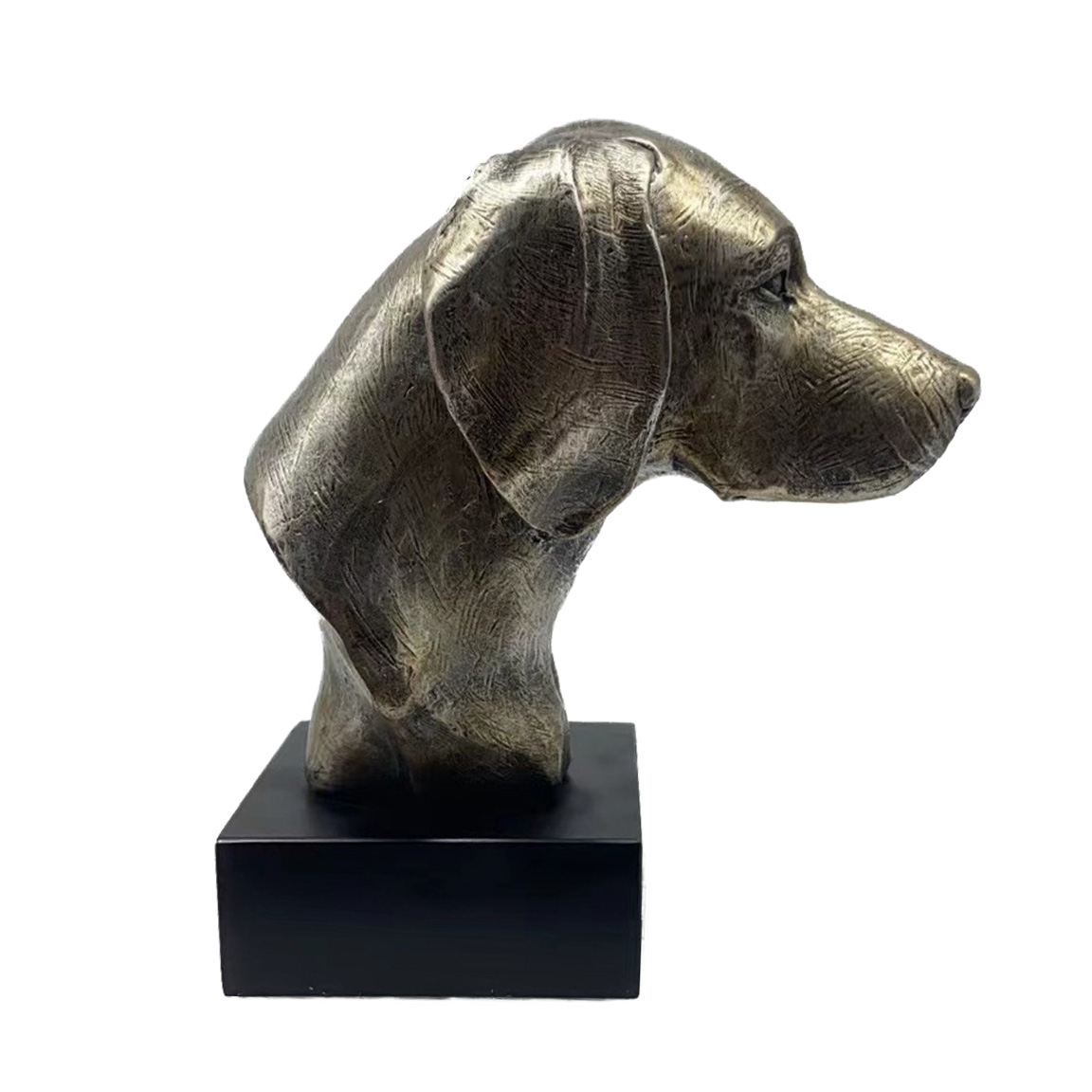 Bronze Hund Statue 11 "Weimaraner"